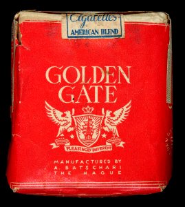 Golden Gate cigarettes pack, front
