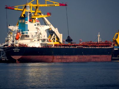 Golden Bull, IMO 9438626, Callsign VRKC7, Afrikahaven, Port of Amsterdam