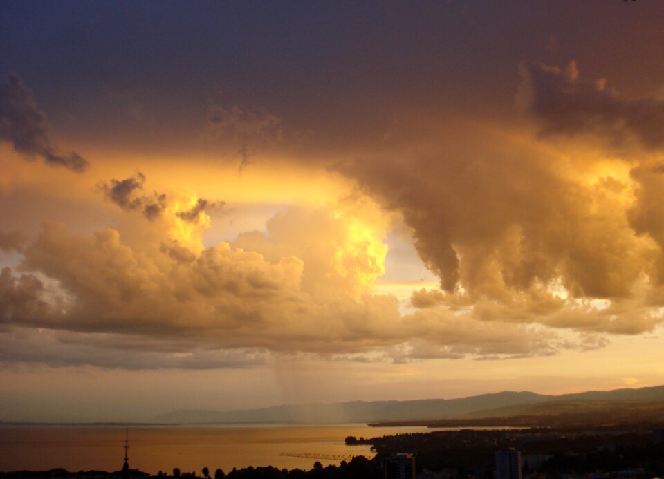 Twilight lausanne stormy
