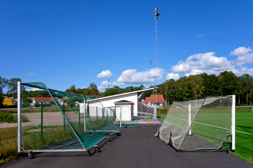 Goalposts at Brastad arena 2