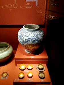 Golden bowls, Ming dynasty, Hunan Museum