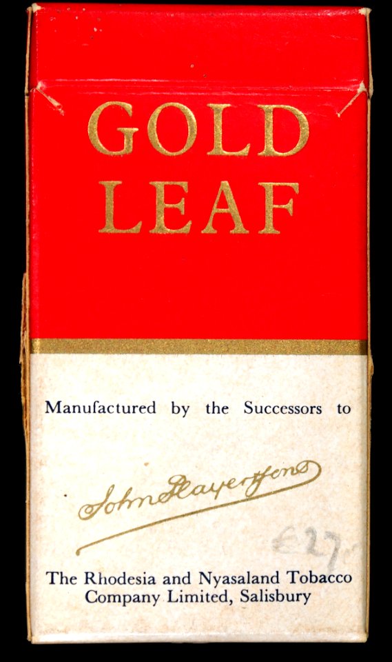 Gold Leaf cigarettes pack