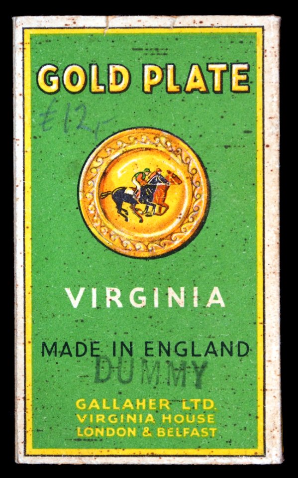Gold Plate cigarettes pack, pic2