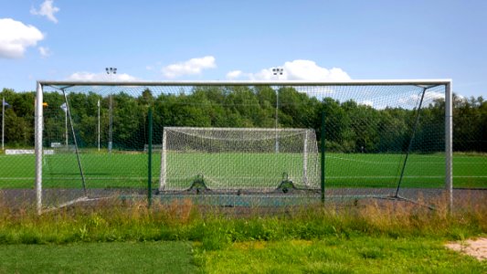 Goalposts at Brastad arena 3