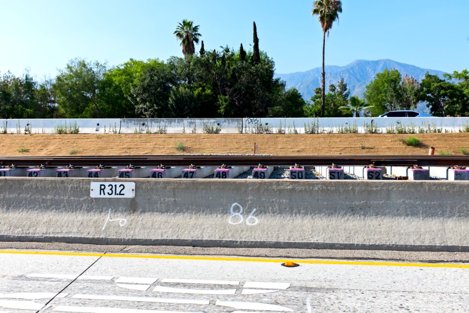 Gold Line LACMTA crossover ties