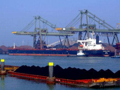 Goonyella Trader IMO 9146730, Mississippi harbour, Port of Rotterdam, Holland 03-Jun-2007