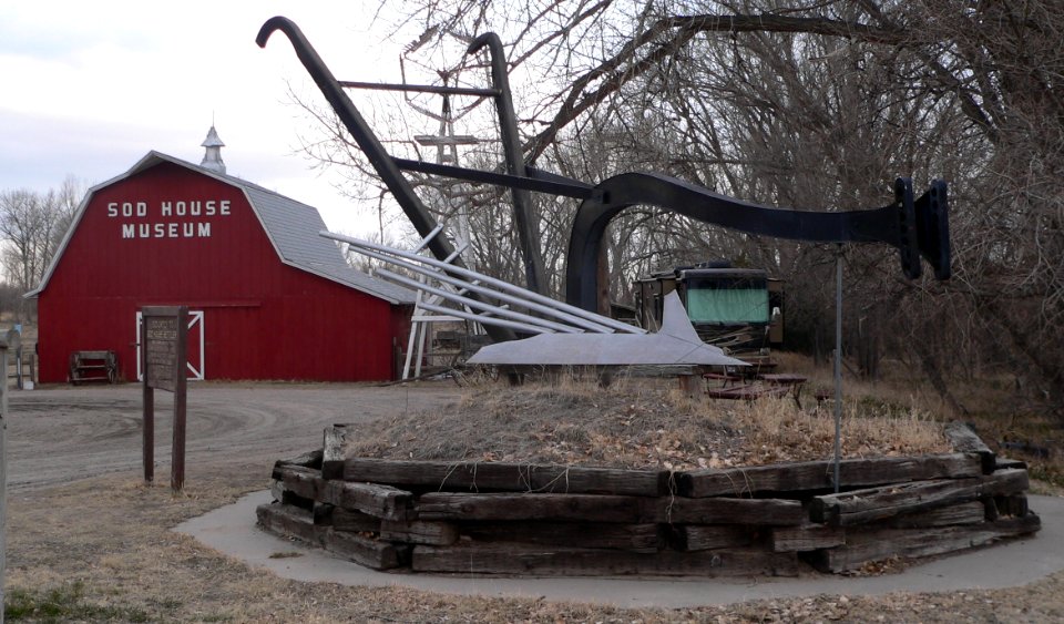 Gothenburg Sod House Museum plow