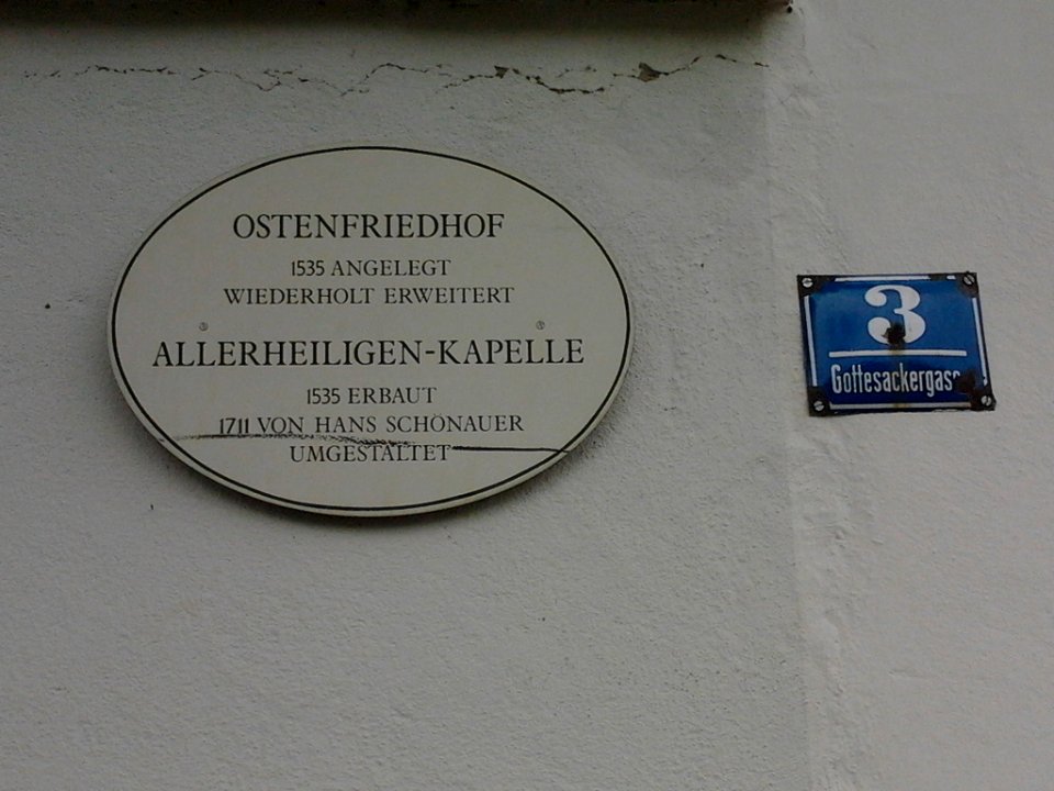 Gottesackergasse 3 Eichstätt -Infotafel