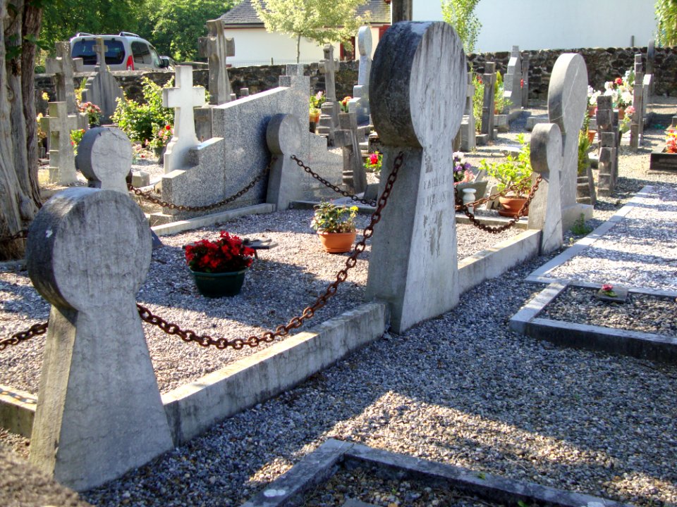Gotein (Gotein-Libarrenx, Pyr-Atl, Fr) basque steles in the new cemetery