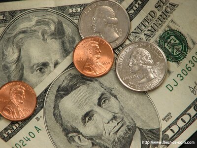 Money coins paper