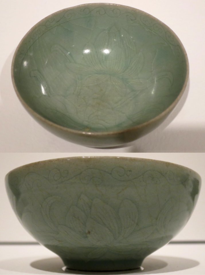 Goryeo dynasty cup with lotus design, Honolulu Museum of Art 1235.1