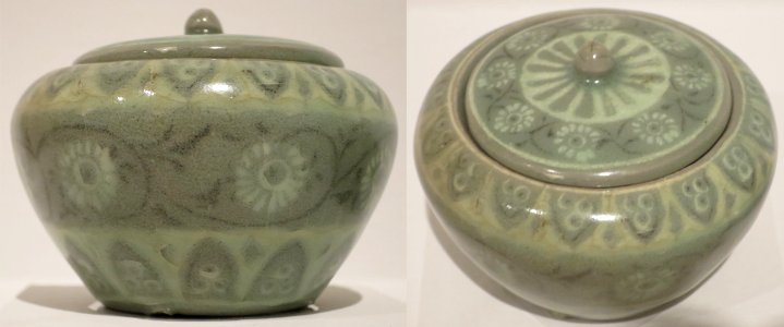 Goryeo dynasty covered jar, Honolulu Museum of Art 3601.1