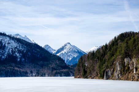 Idyllic winter allgäu