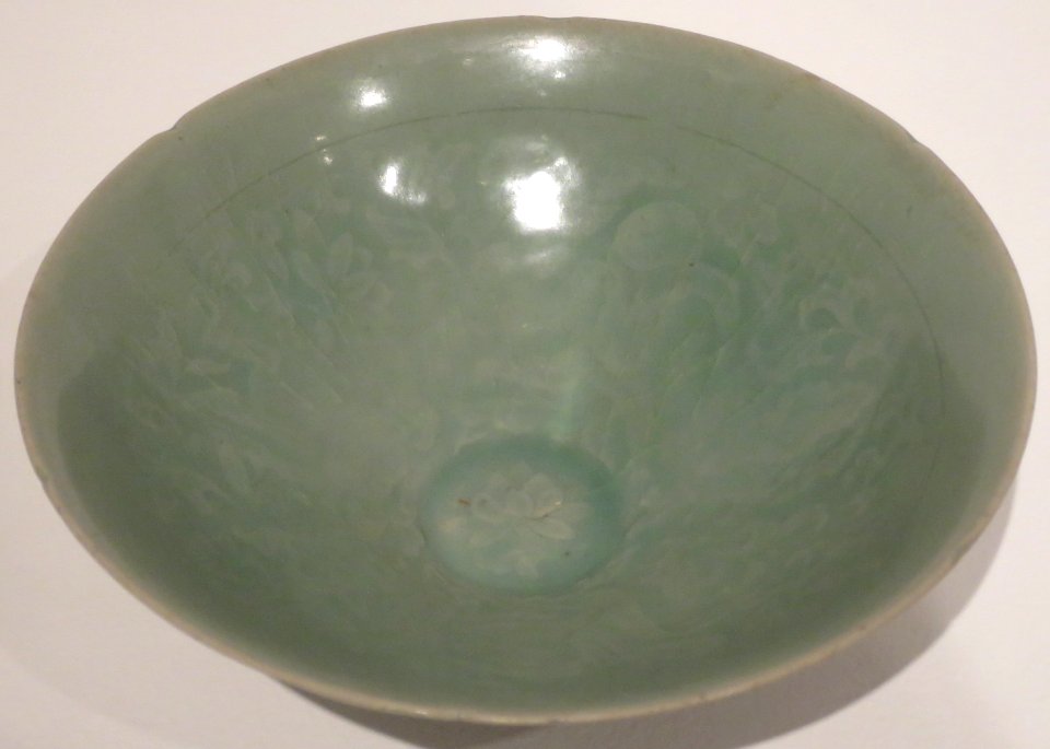 Goryeo dynasty bowl with children playing among lotuses, HMA 150
