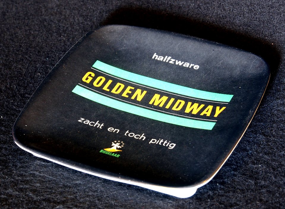 Golden Midway Biggelaar, toonbank bordje, foto1