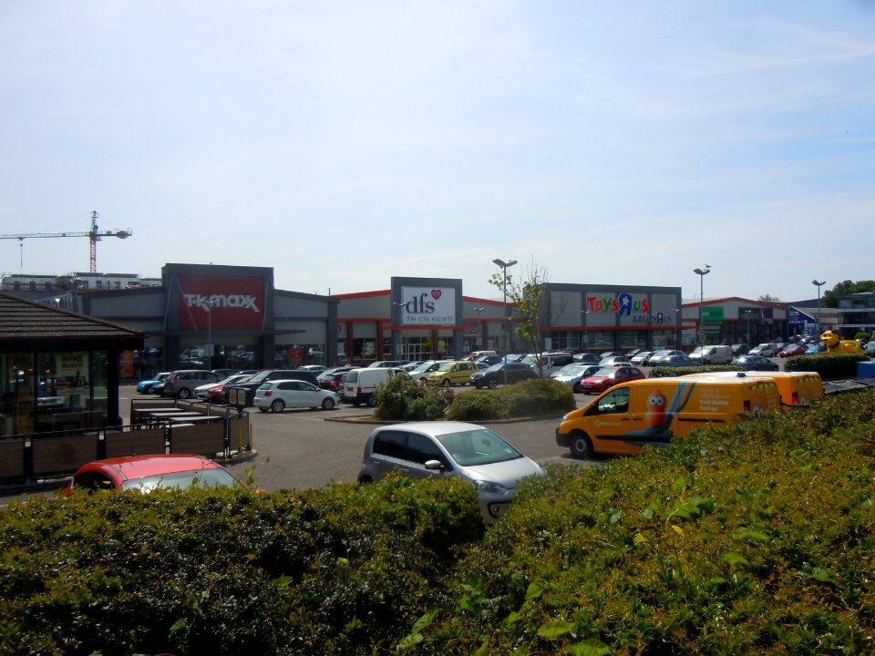 Goldstone Retail Park (site of Goldstone Ground), Old Shoreham Road, Hove (May 2018) (2)