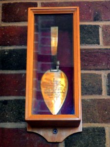 Golden Trowel, St. Martha's Church, Bexhill
