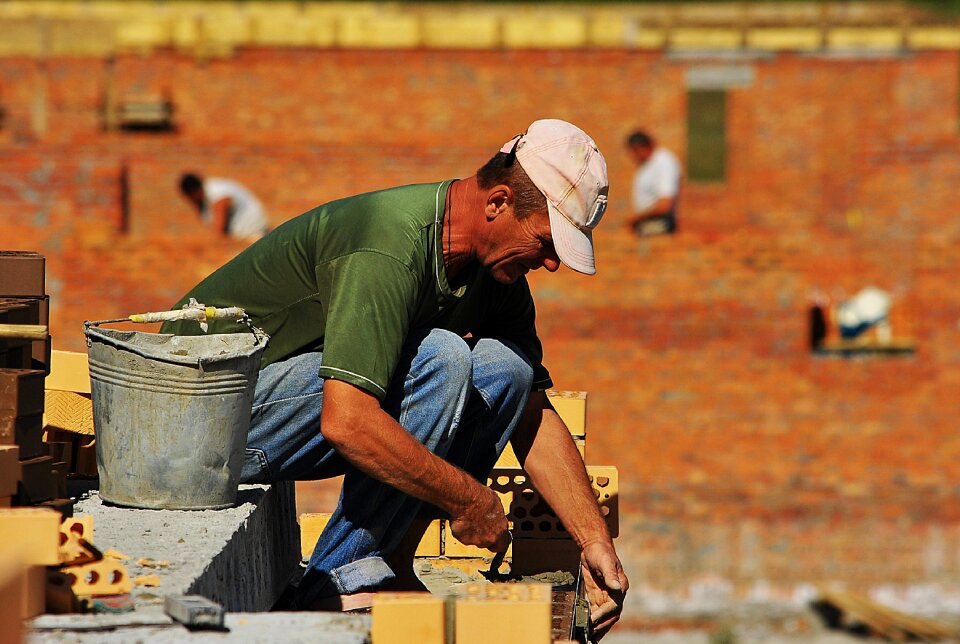 Construction bucket work