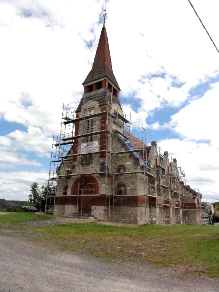 Gondrexon (M-et-M) église en restauration 2016 (01)