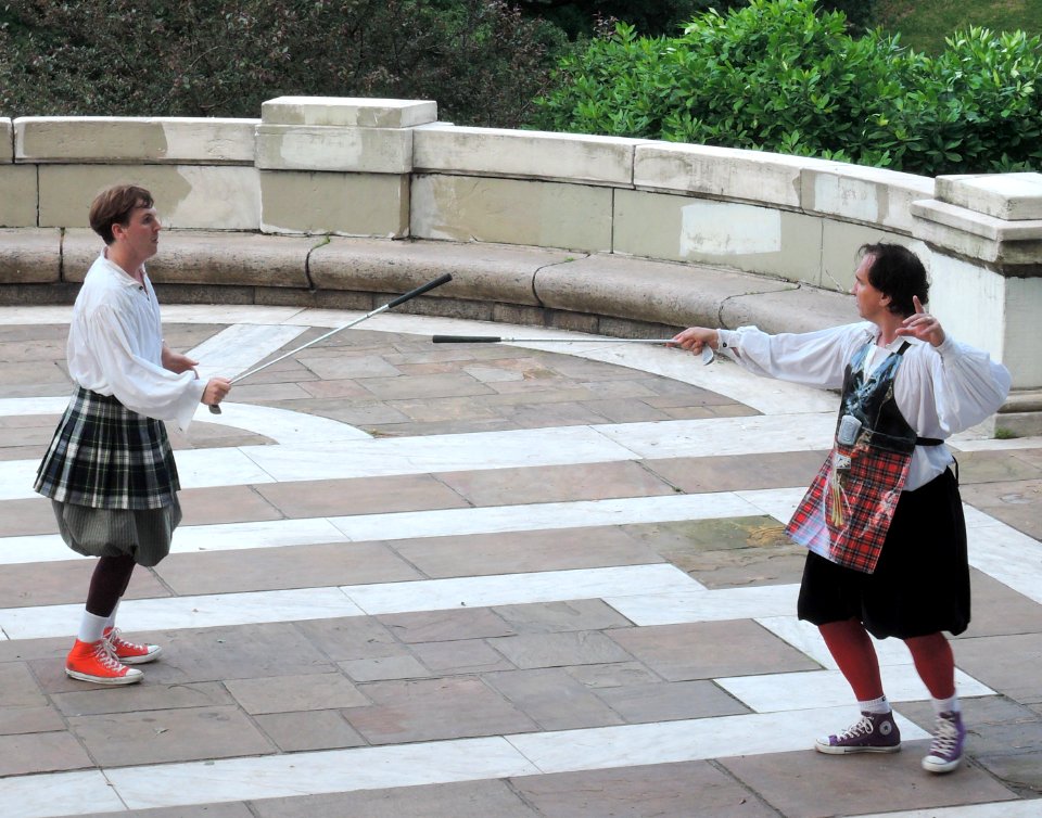 Golf club duel Scottish Play CWoWSA HWTC jeh