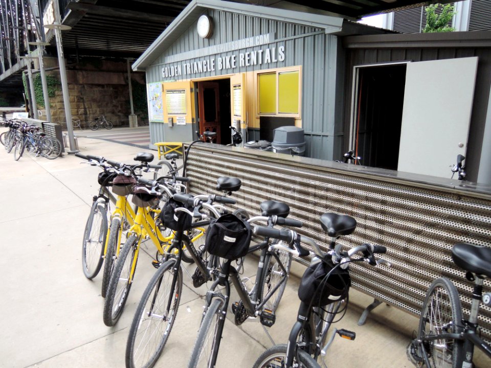 Golden Tri Bike Rent & Panhandle Bridge Pittsb jeh