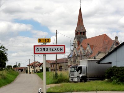 Gondrexon (M-et-M) city limit sign