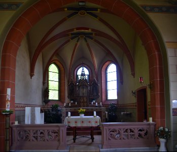 Goldhausen, Katholische Kirche, Altarraum