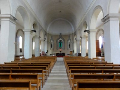 Gonneville-la-Mallet (Seine-Maritime) église intérieur
