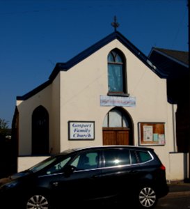 Gosport Family Church (former Baptist and Church of God of Prophecy Church), Grove Road, Hardway, Gosport (April 2019) (1)