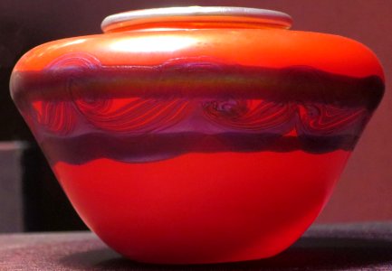 Glass vase by Louis Comfort Tiffany, early 20th century, Dayton Art Institute