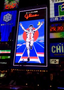 Glico sign at night, 24th October 2014 (7)