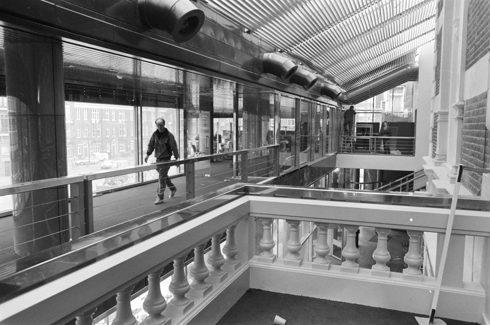 Glazen aanbouw Concertgebouw in Amsterdam, Bestanddeelnr 934-2230