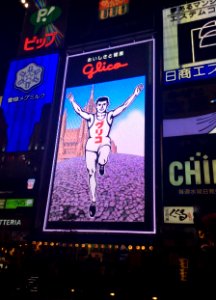 Glico sign at night, 25th October 2014 (5)
