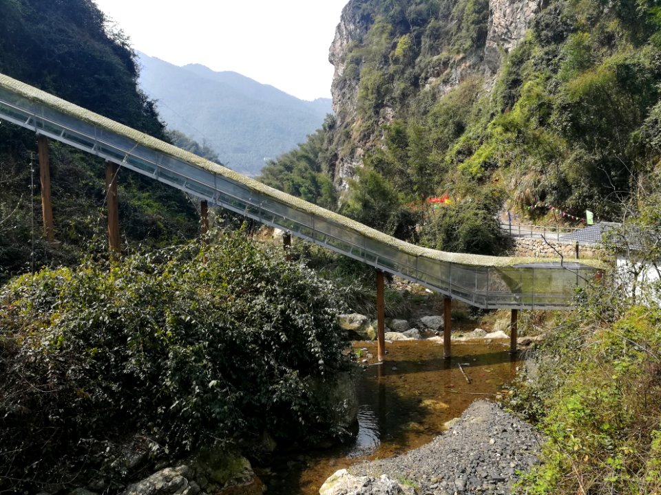 Glass slipway in Longshan National Forest Park, Picture7