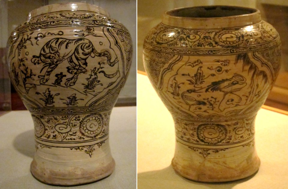 Glazed stoneware vase, Ming dynasty, 15th century, Honolulu Museum of Art I