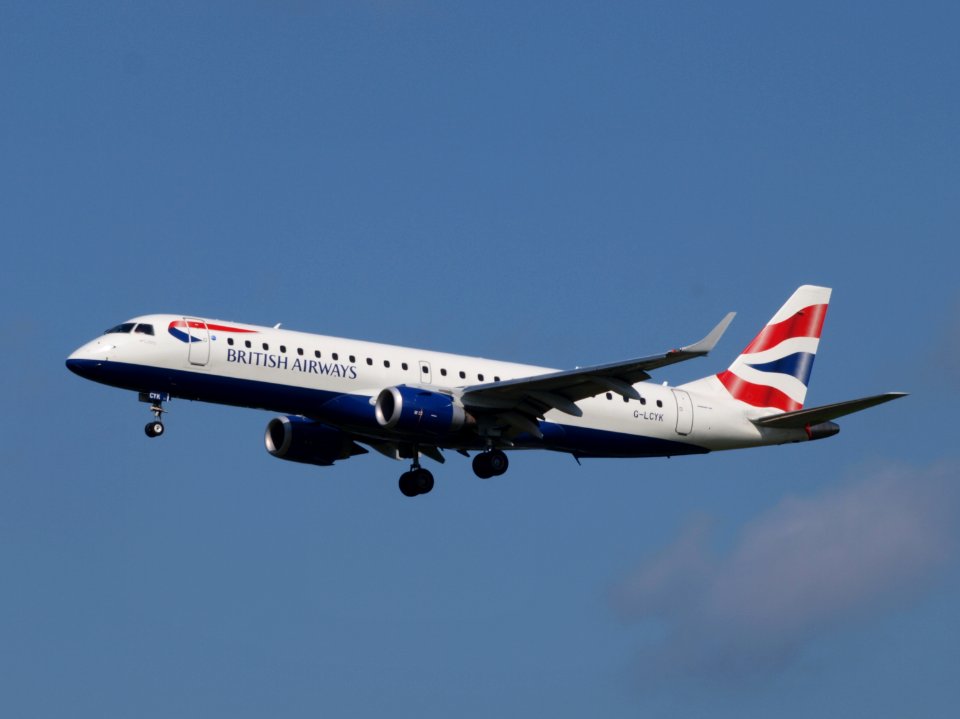G-LCYK British Airways Embraer 190 pic3