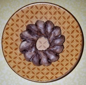 Glazed chocolate donut - Massachusetts photo