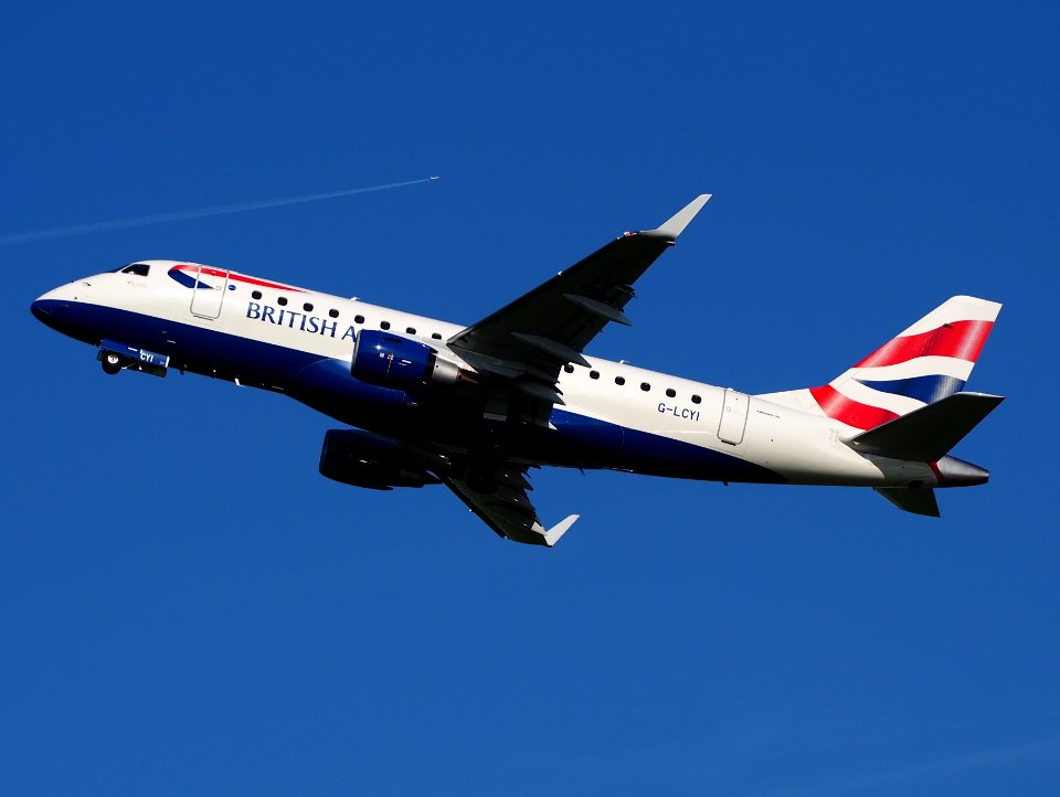 G-LCYI British Airways Embraer 170 takeoff from Schiphol (AMS - EHAM), The Netherlands, 16may2014, pic-3