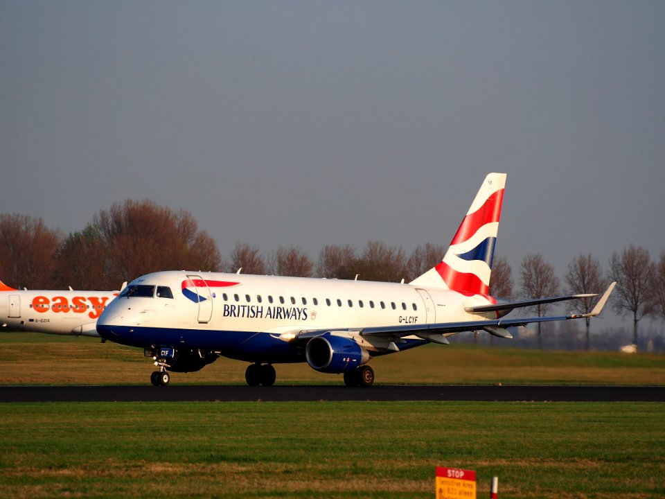 G-LCYF BA CityFlyer Embraer ERJ-170STD (ERJ-170-100) at Schiphol (AMS - EHAM), Netherlands, pic1