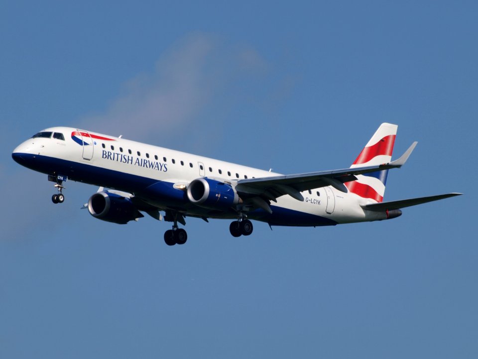 G-LCYK British Airways Embraer 190 pic2