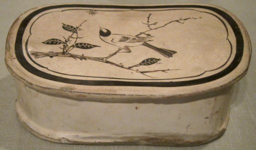 Glazed stoneware pillow, Northern Song dynasty, Honolulu Museum of Art