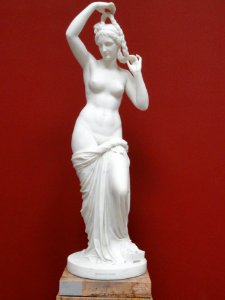 Girl Setting her Hair by H.W. Bissen, 1842 - Ny Carlsberg Glyptotek - Copenhagen - DSC09532