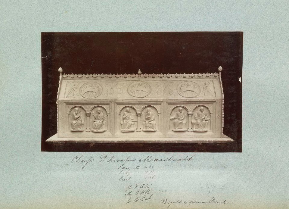 Gipsafgietsel van de Noodkist uit Maastricht (Rijksmuseum, ca 1875-1900) - 2