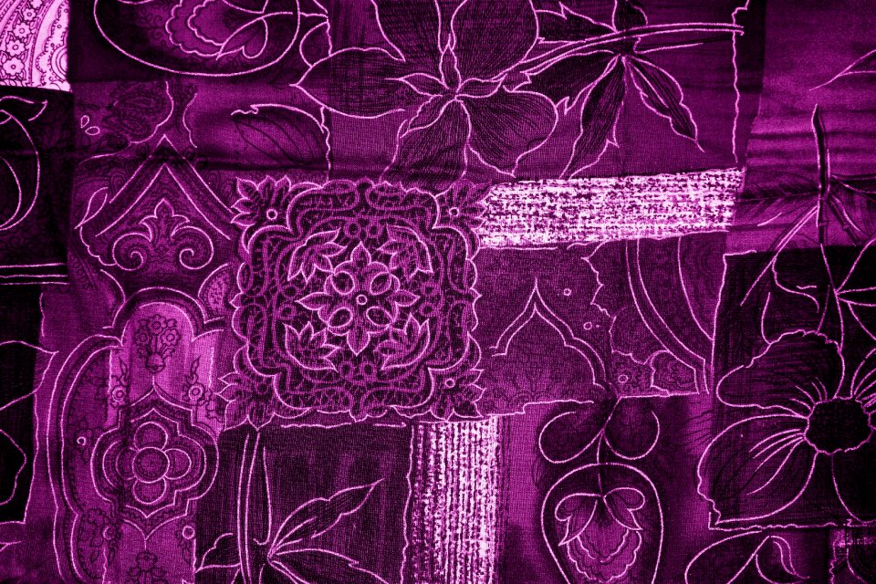 Magenta purple fabric