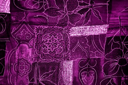 Magenta purple fabric photo