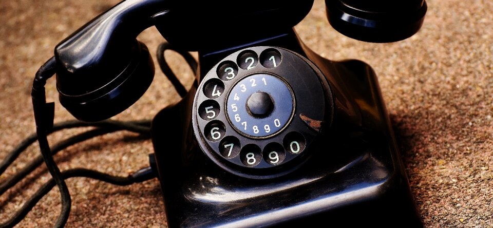 Bakelite post dial