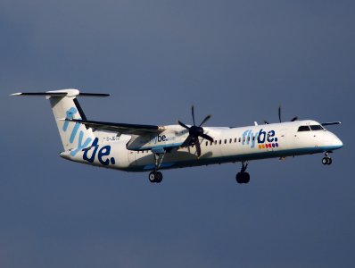 G-JECZ landing at Schiphol (AMS - EHAM), The Netherlands, pic1