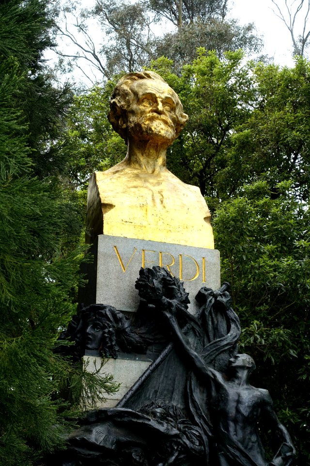 Giuseppe Verdi by Orzio Grossoni - Golden Gate Park, San Francisco, CA - DSC05260