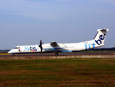 G-KKEV Flybe De Havilland Canada DHC-8-402Q Dash 8 - cn 4201, 25august2013 pic-636