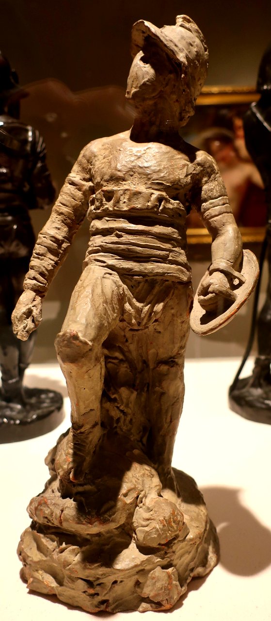 Gladiator by Jean-Léon Gérôme, terracotta, Phoenix Art Museum